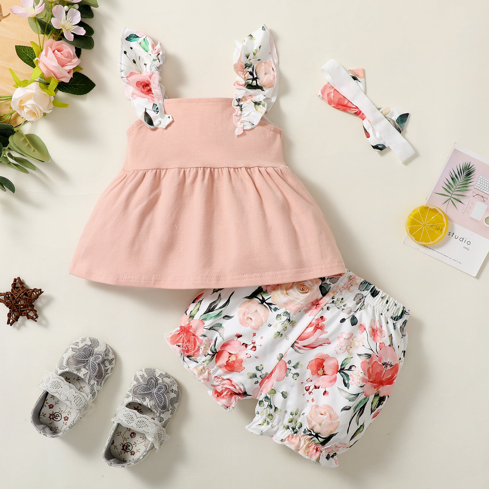 Girls Top With Shorts