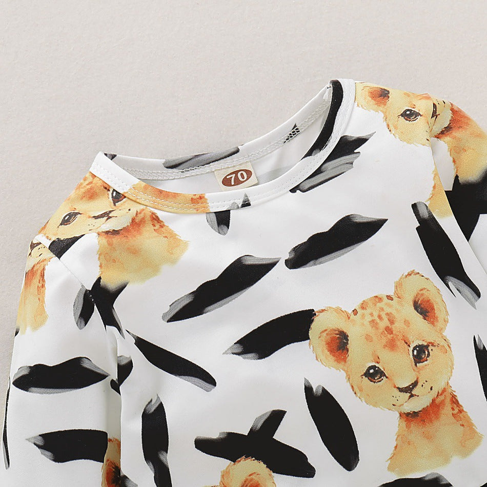 Infant Boys Printed Rompers