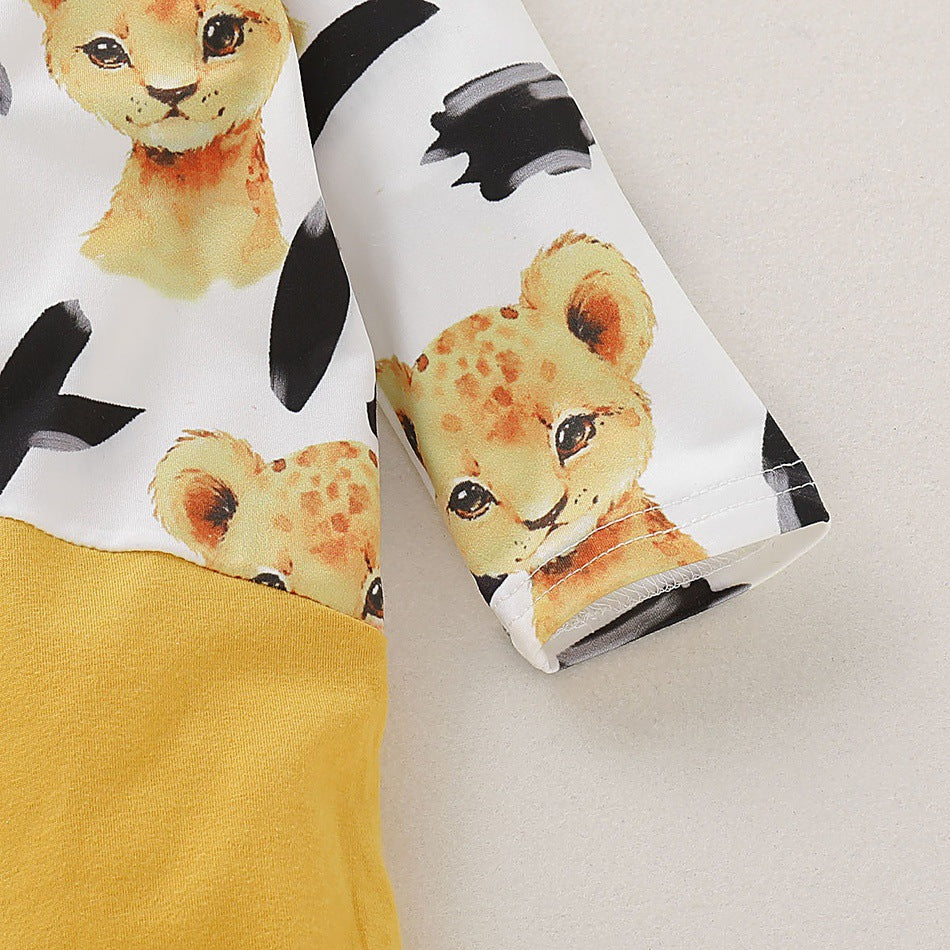 Infant Boys Printed Rompers