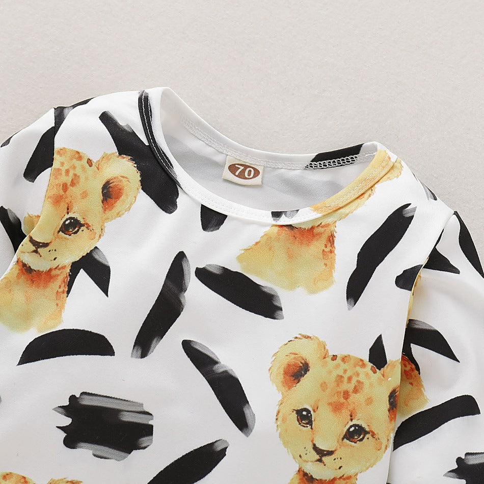 Infant Boys Printed Rompers