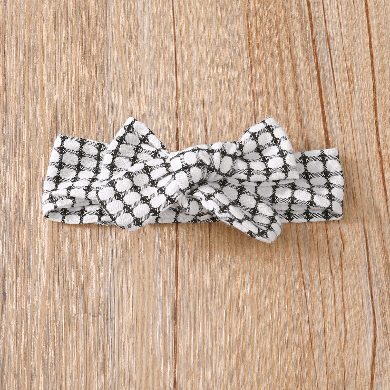 Infant Girls White & Black Checked Top with Trousers