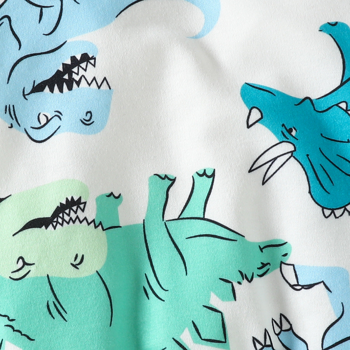 Infant Boys Green Printed Sweatshirt with Joggers