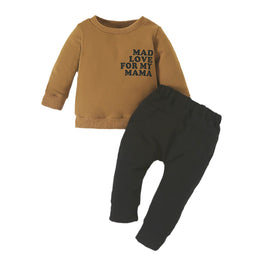 Boys Brown Sweatshirt with Joggers