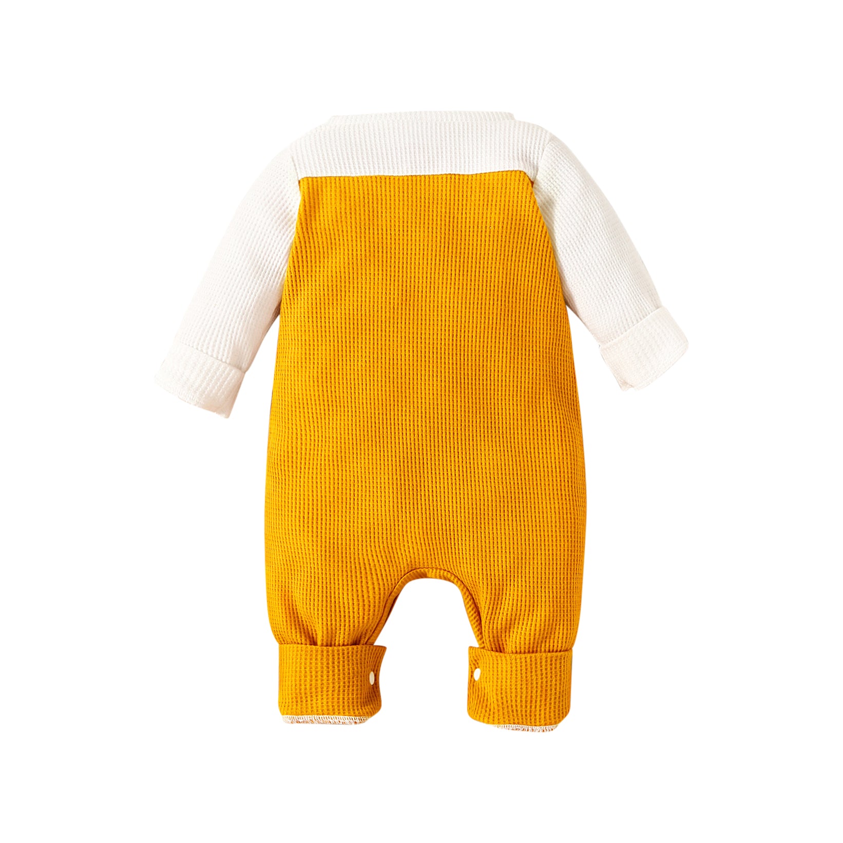 Infants Yellow Printed Romper