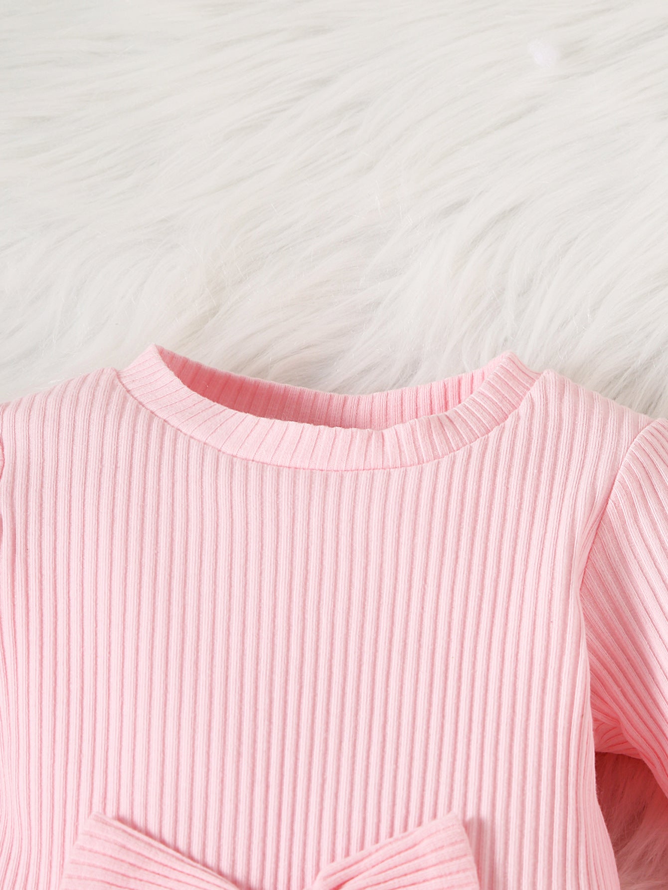 Infant Girls Pink Leotard With Trousers