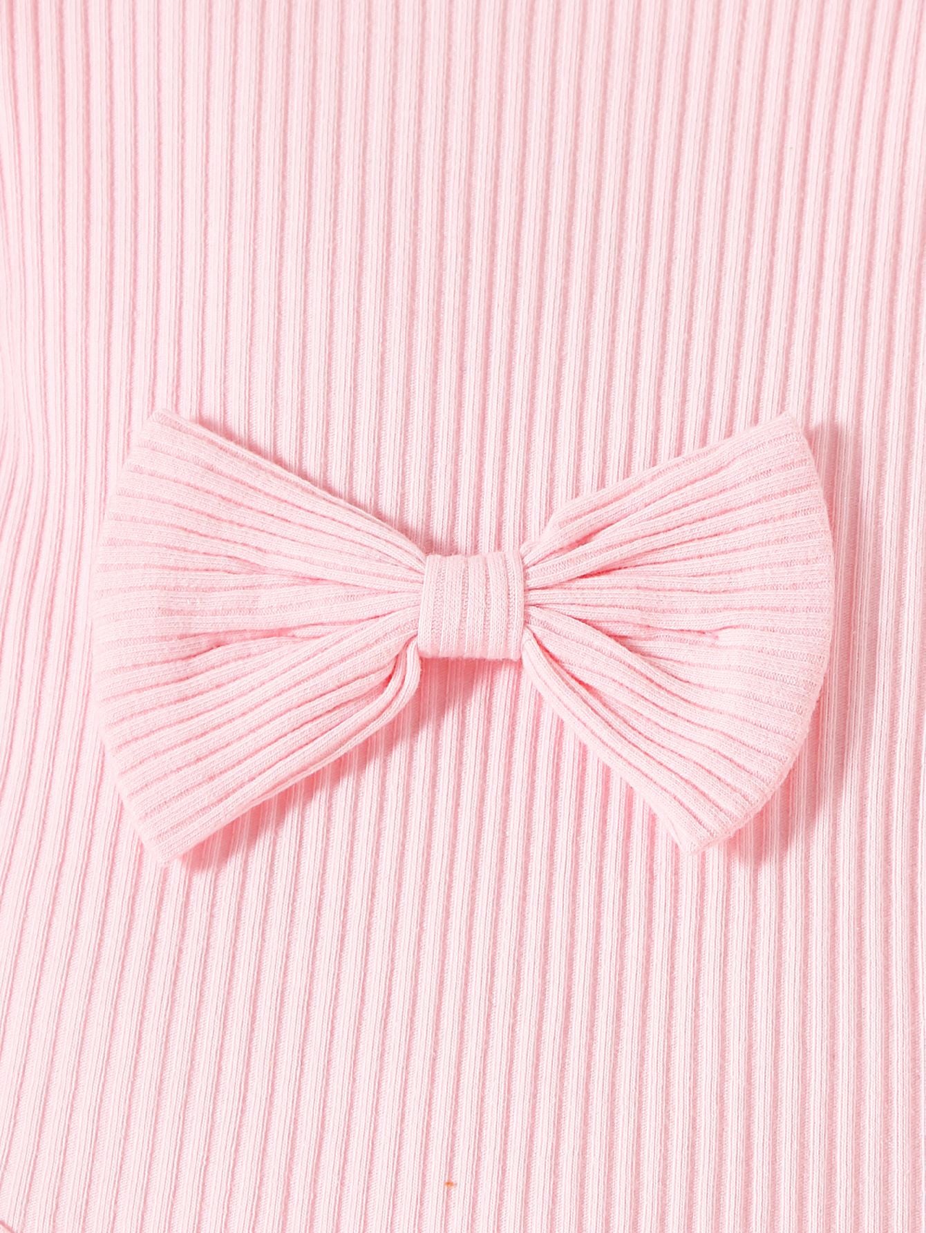 Infant Girls Pink Leotard With Trousers