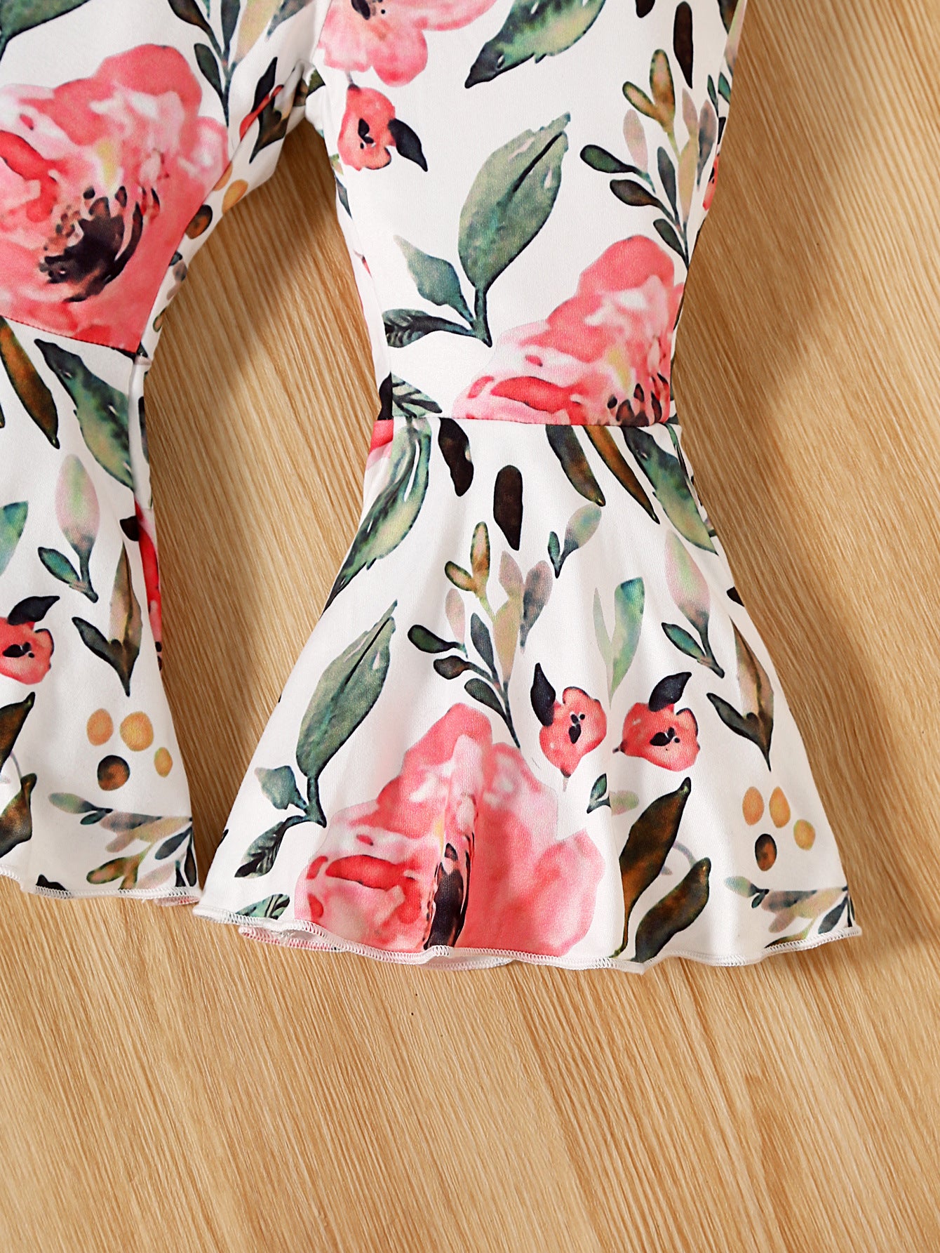 Infant Girls Pink Leotard With Trousers