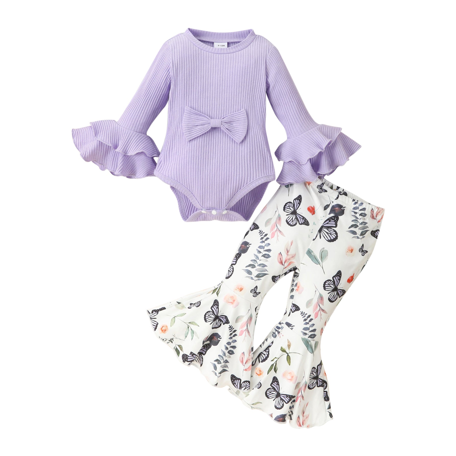 Infant Girls Purple Leotard With Trousers