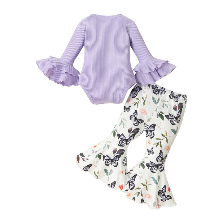 Infant Girls Purple Leotard With Trousers