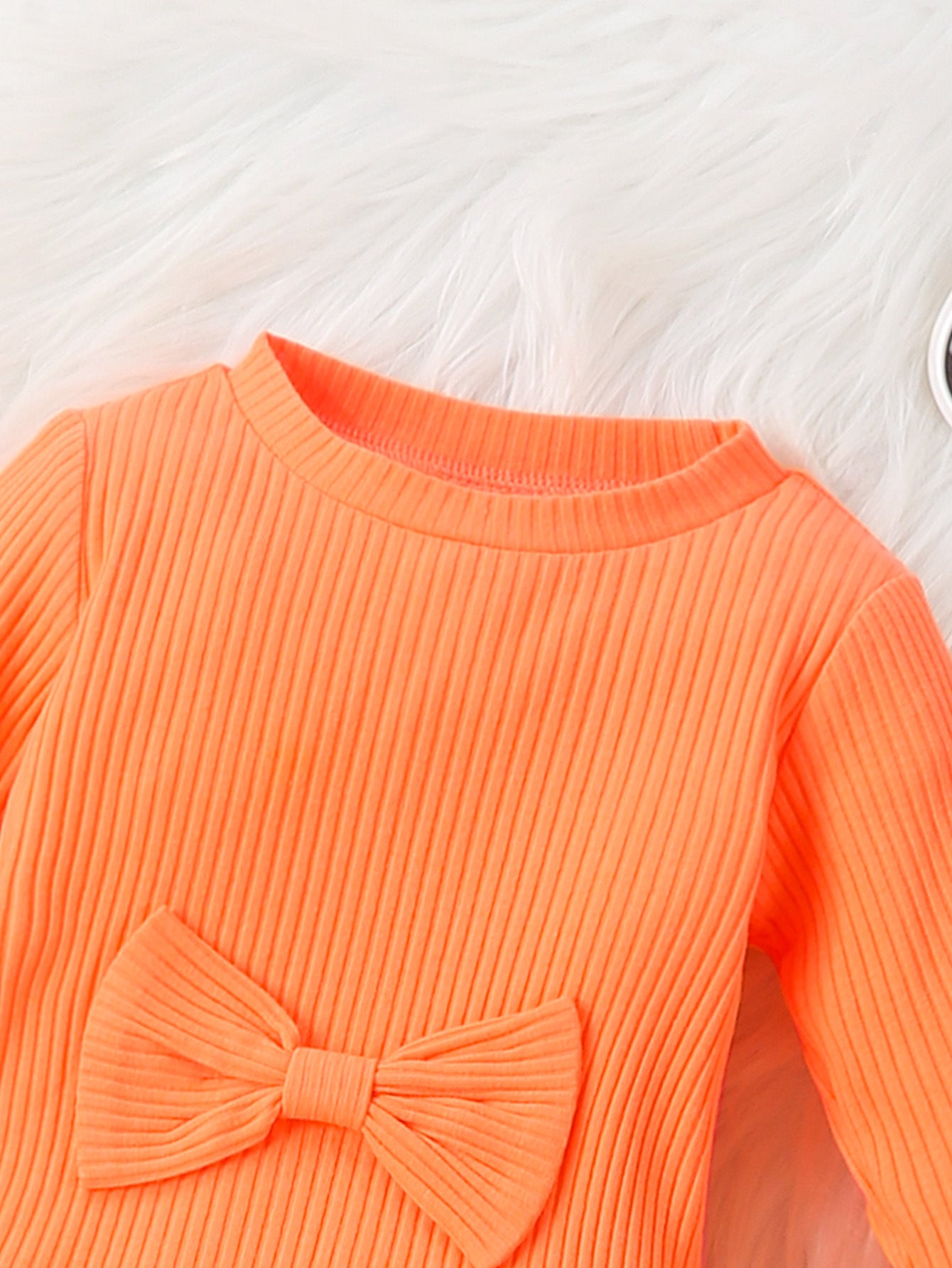 Infant Girls Orange Leotard With Trousers