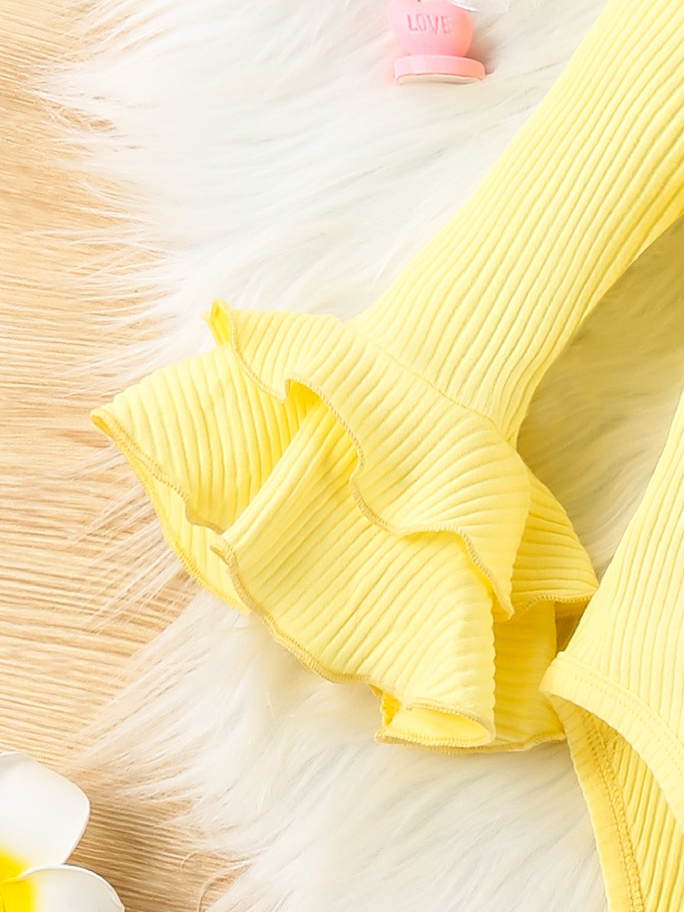 Infant Girls Yellow Leotard with Trousers