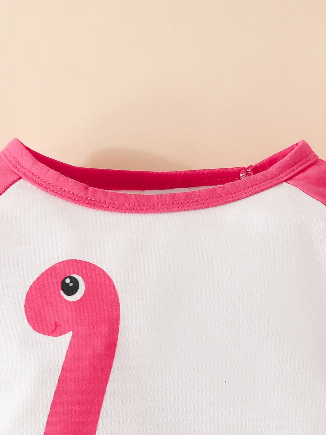Infant Girls Pink Printed Top with Trousers