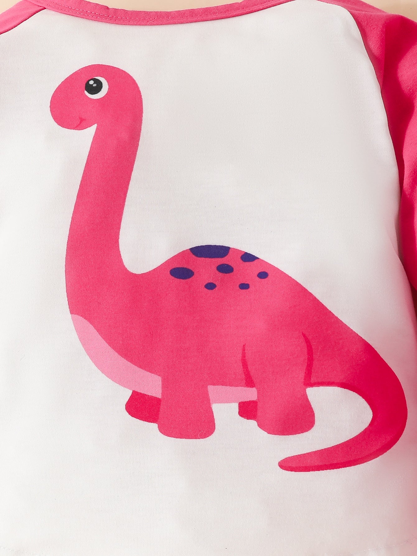 Infant Girls Pink Printed Top with Trousers