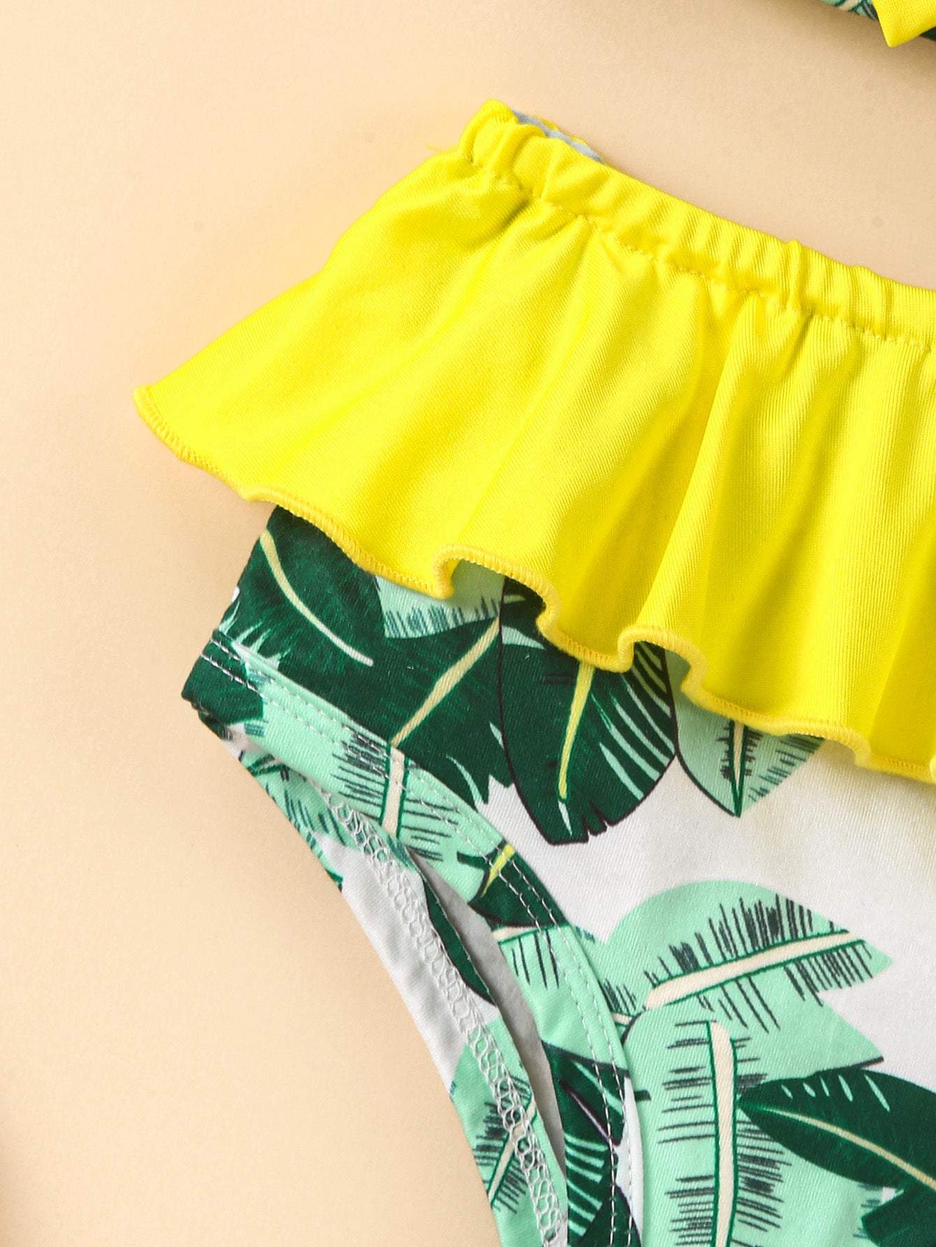Infant Girls Green Printed Top with Skirt