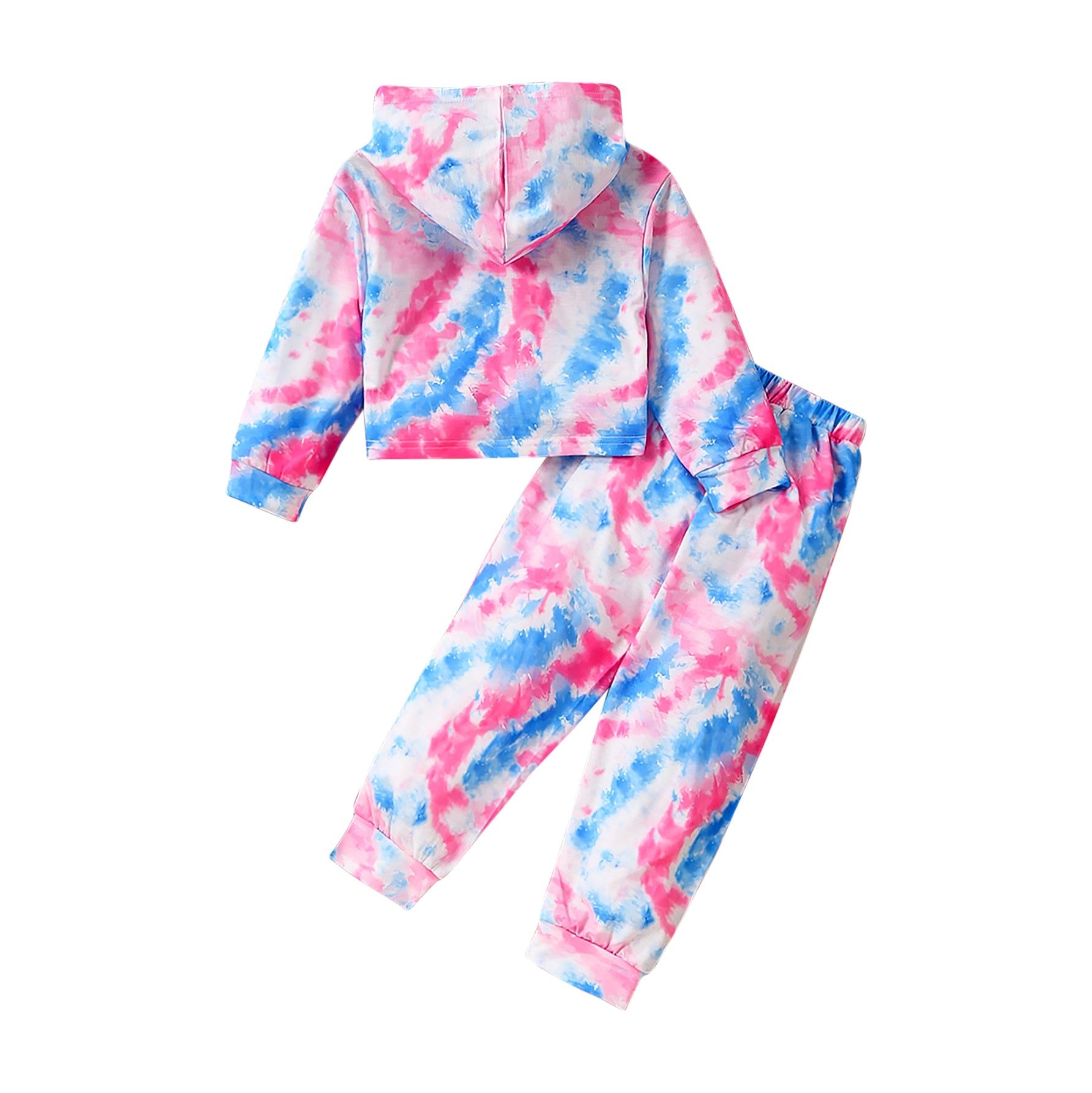 Girls Dyed Top with Joggers