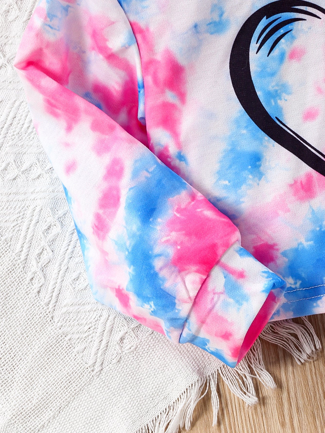 Girls Dyed Top with Joggers
