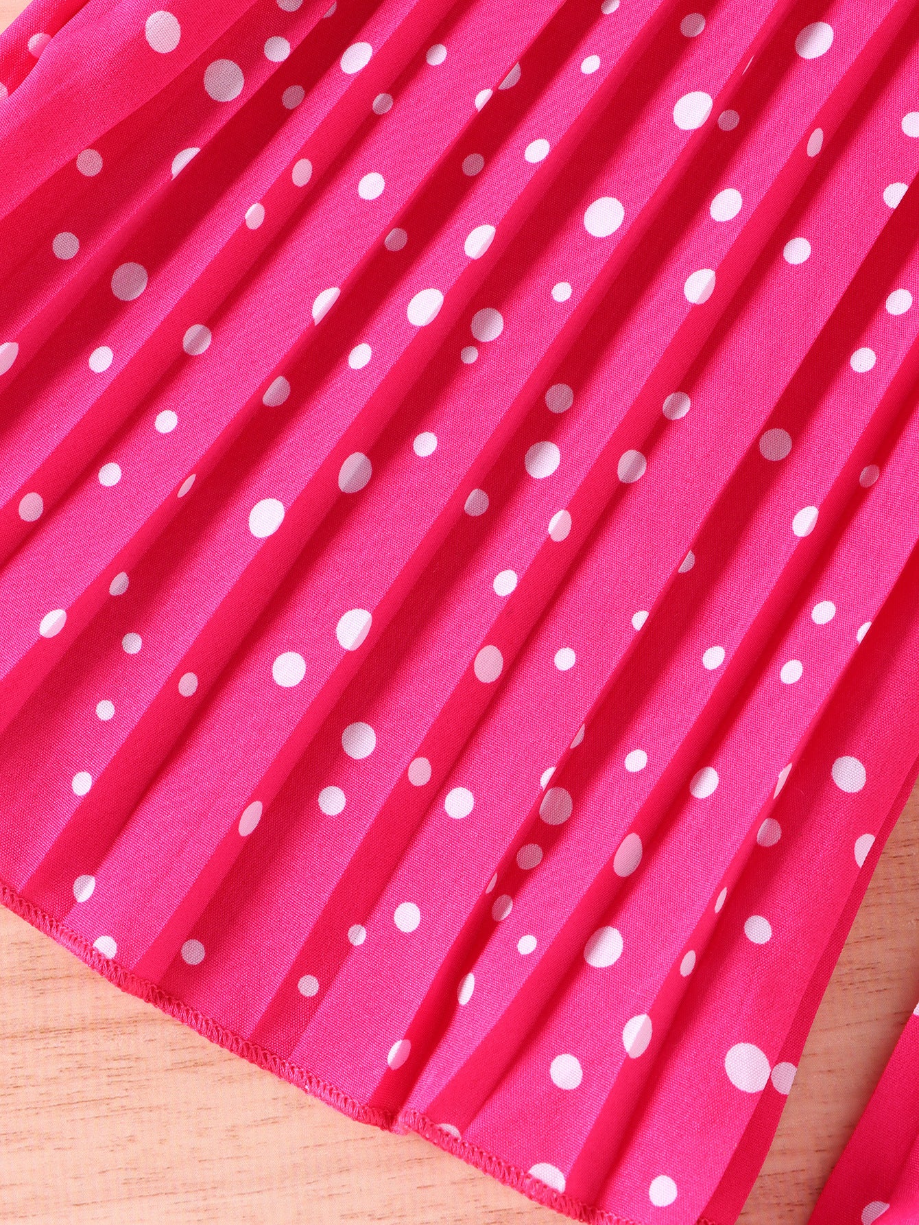 Girls Fuchsia Printed Top with Palazzos