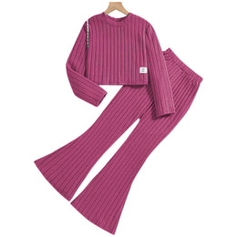 Girls Purple Top with Palazzos