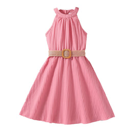 Girls Pink Maxi Dress