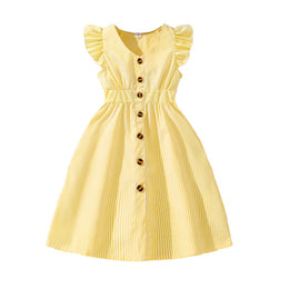 Striped Fit & Flare Maxi Dress