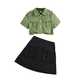 Girls Top with Skirt