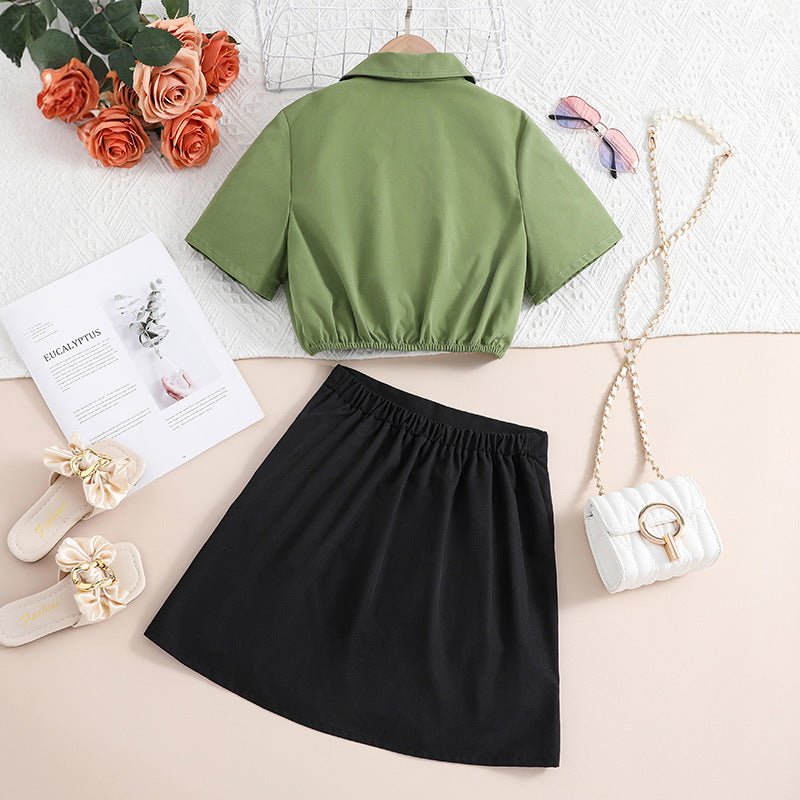 Girls Top with Skirt