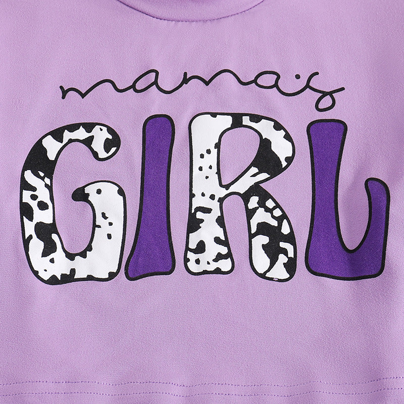 Girls Printed T-shirt with Pyjamas