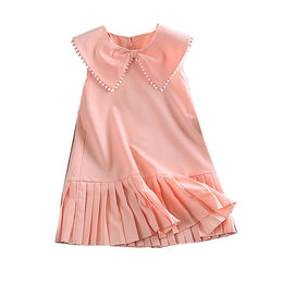 Pink Girls A-Line Dress