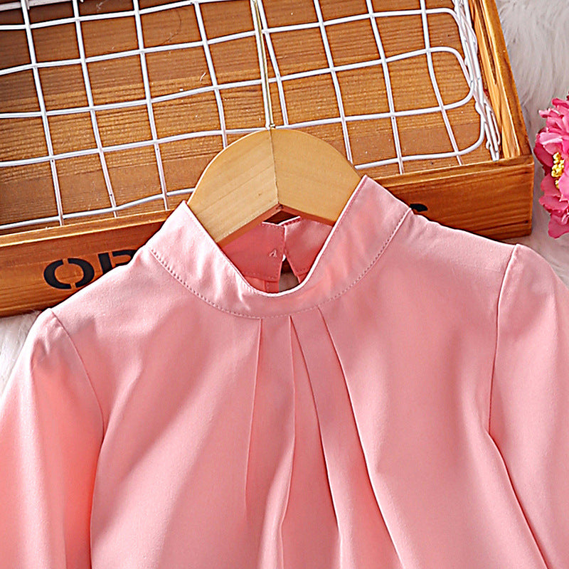 Girls Pink Top with Palazzos