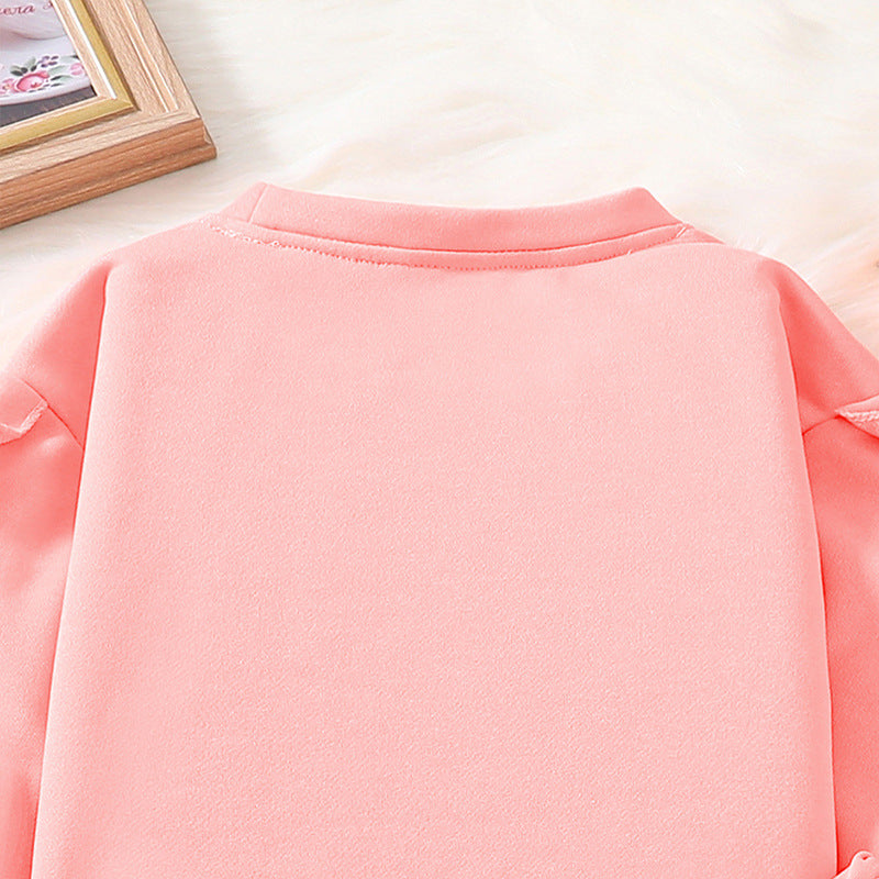 Girls Pink T-shirt with Trousers