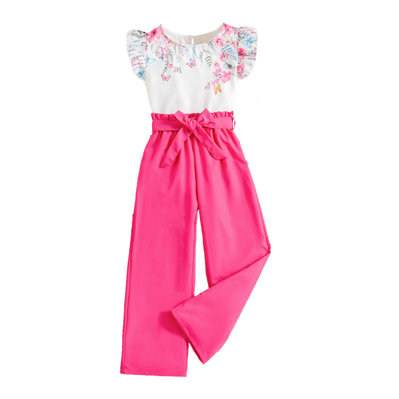 Girls Printed Top with Palazzo
