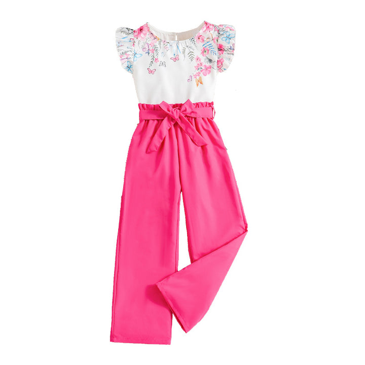 Girls Printed Top with Palazzo