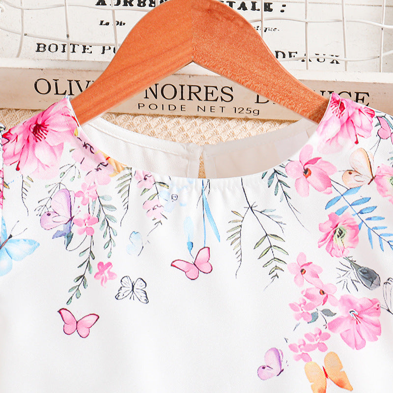 Girls Printed Top with Palazzo