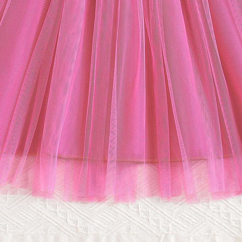 Fuchsia Floral Fit & Flare Dress