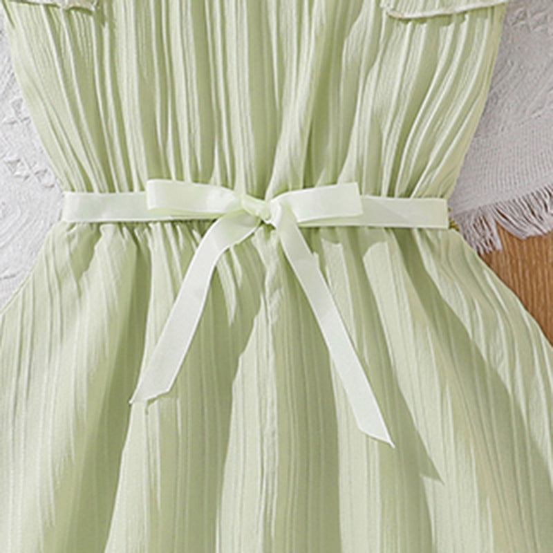Off-Shoulder Applique Fit & Flare Maxi Dress