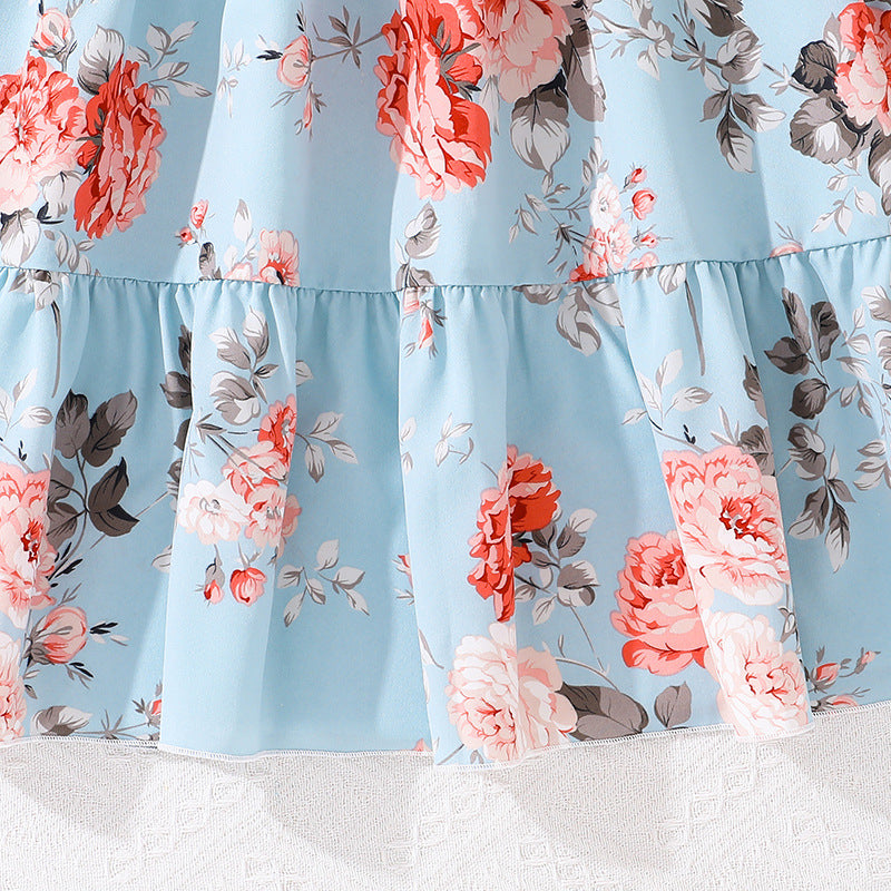 Floral Print Maxi Dress