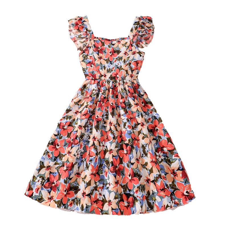 Floral Floral A-Line Dress