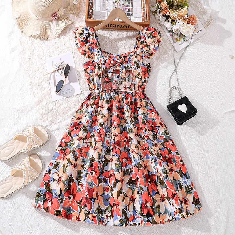 Floral Floral A-Line Dress