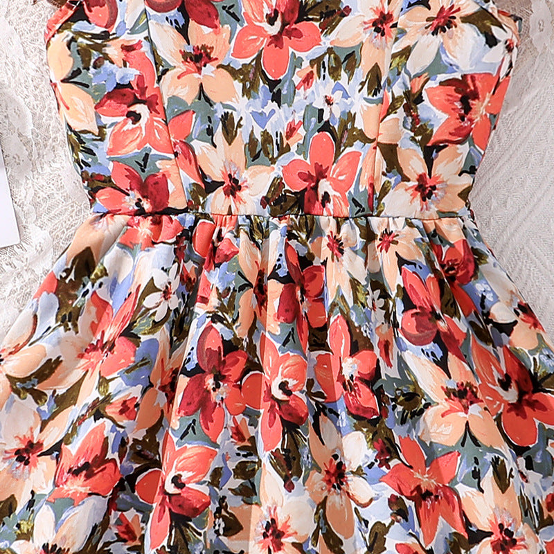 Floral Floral A-Line Dress