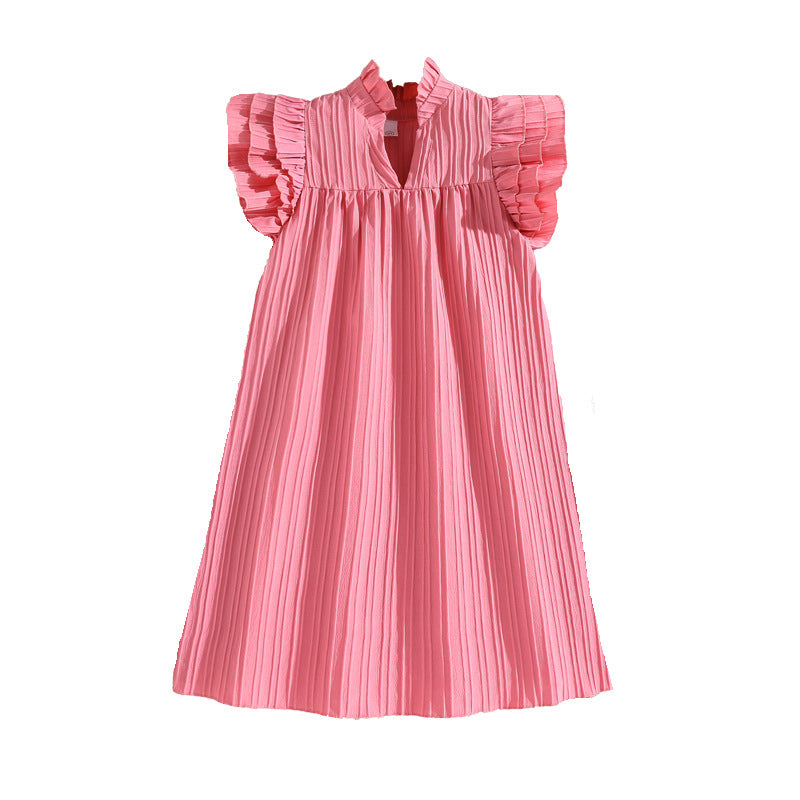Striped Puff Sleeve Maxi Dress