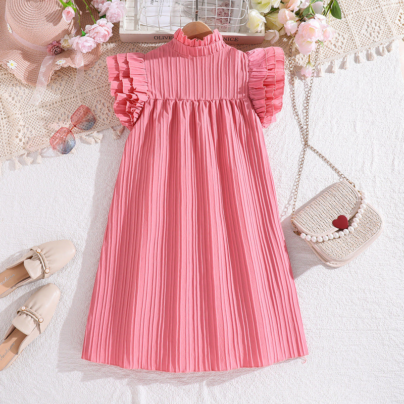 Striped Puff Sleeve Maxi Dress