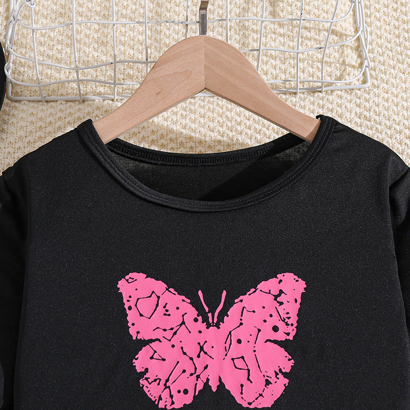 Girls Printed Top with Shorts