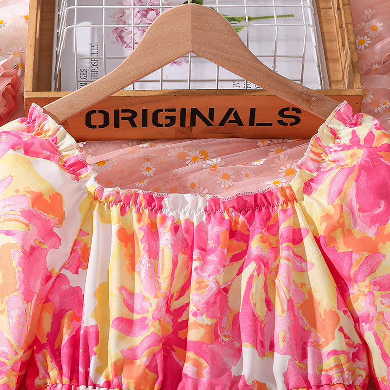 Floral Print Fit & Flare Dress