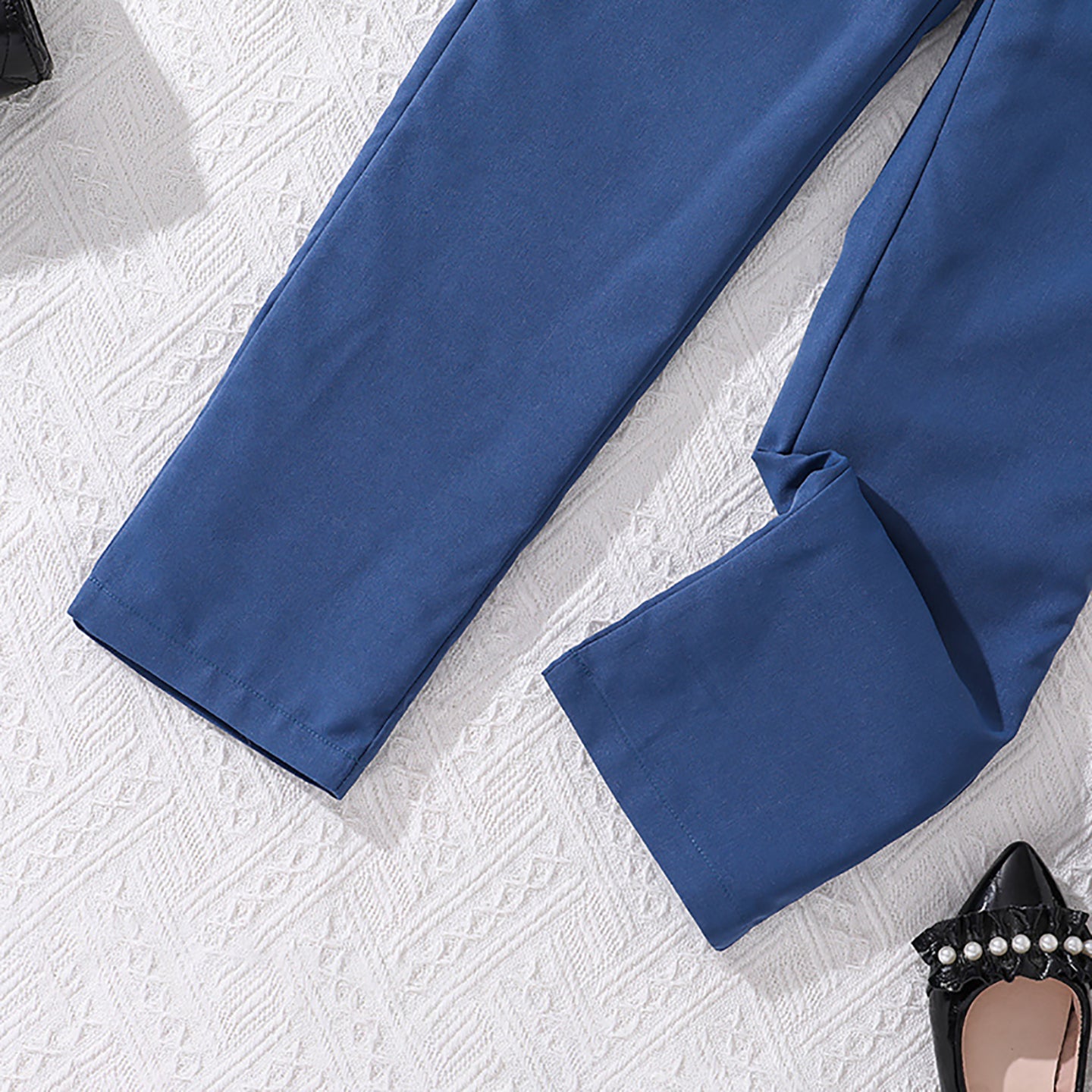 Girls V-Neck Top with Trousers