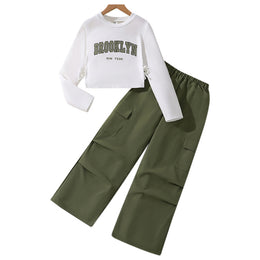 Girls Printed Top with Trouser