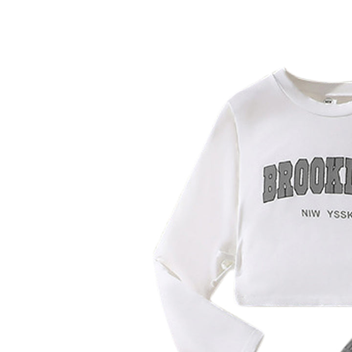 Girls Printed Long Sleeves T-Shirt With Trouser
