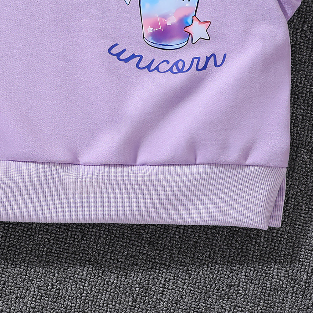 Girls Printed Top with Skirt