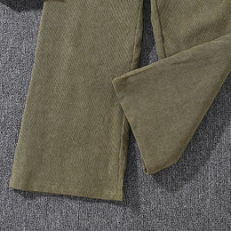 Girls Round Neck Long Sleeves Top With Trouser With Jacket