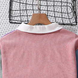 Girls Colourblocked Shirt with Trouser