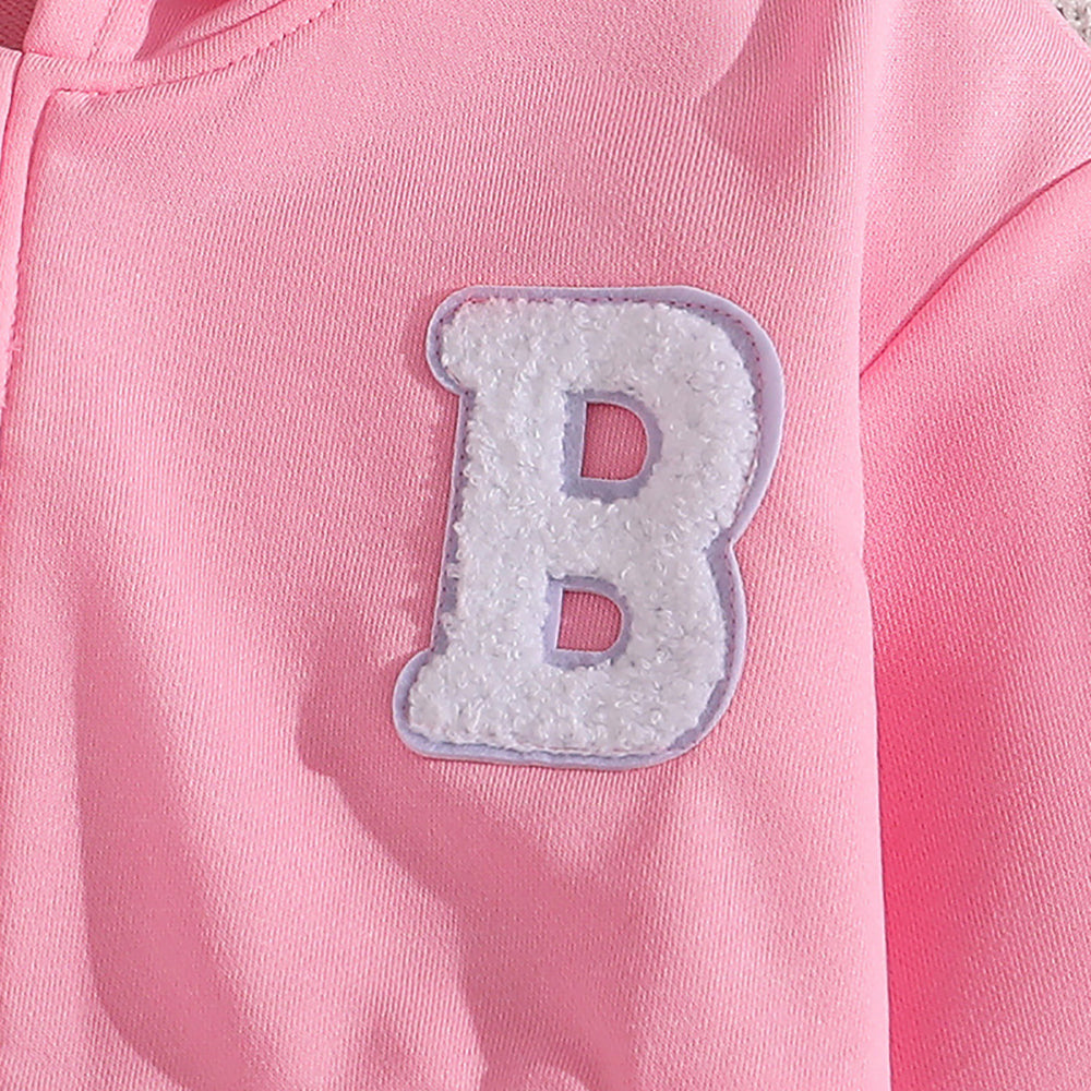 Girls Hooded Long Sleeves Sweatshirt With Trouser